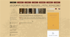 Desktop Screenshot of ahf.ifispan.pl